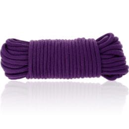 DARKNESS - COTTON BONDAGE ROPE 20 METERS LILAC